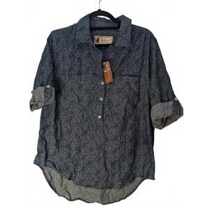NWT Outback Trading Co Paisley Gracie Shirt Large Western